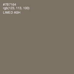 #7B7164 - Limed Ash Color Image